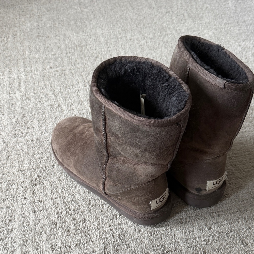 UGG Chocolate Suede Boots